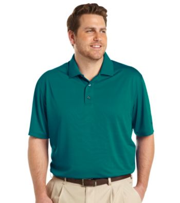 Reebok® Men's Big & Tall Teal Short Sleeve Golf Polo