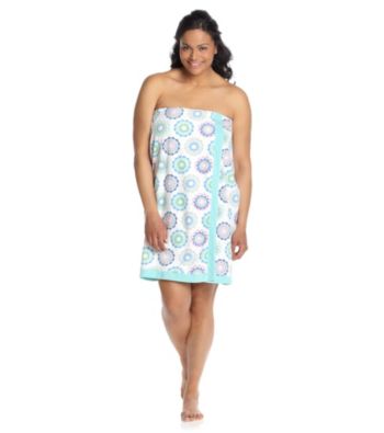 Dearfoams Plus Size Shower Wrap