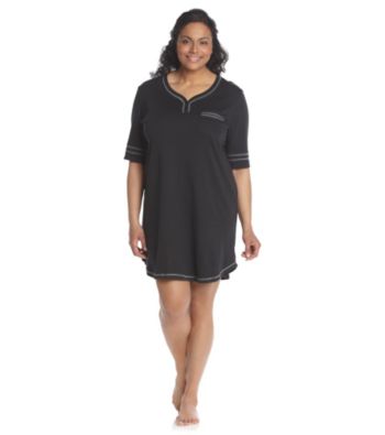 KN Karen Neuburger Plus Size Knit Sleepshirt