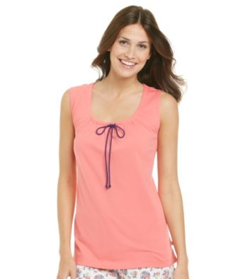 KN Karen Neuburger Knit Tank Top - Coral