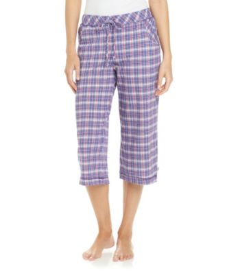 KN Karen Neuburger KN Knit Capris - Purple Plaid