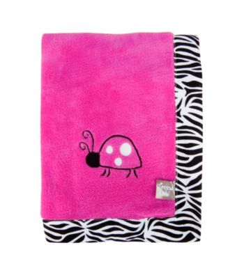 Trend Lab Framed Zahara Zebra Receiving Blanket