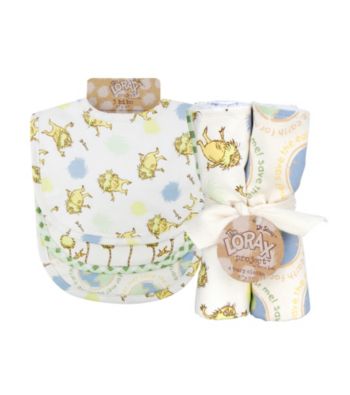 Trend Lab Dr. Seuss the Lorax Bib and Burp Cloth Set