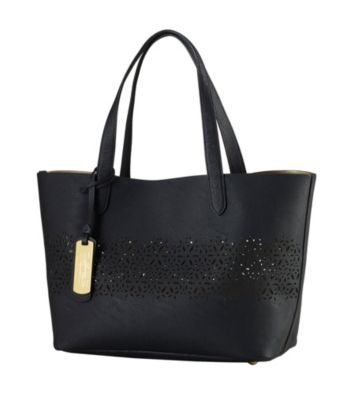 Lauren Ralph Lauren Chantilly Laser Cut Shopper