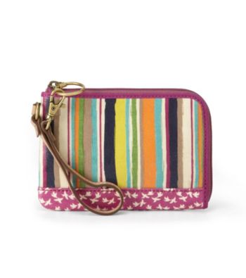 Fossil® Bright Stripe Key-Per Wristlet