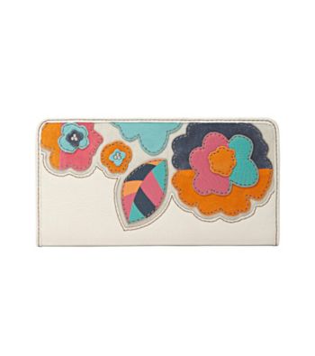 Fossil® Hunter Floral Zip Clutch