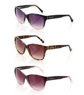 Calvin Klein Upsweep Cat Eye Sunglasses