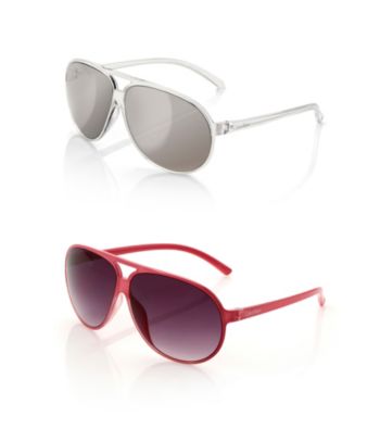 Calvin Klein Plastic Aviator Sunglasses