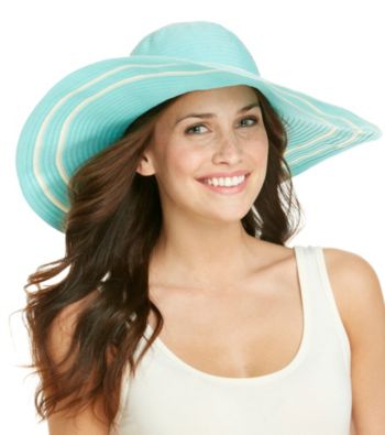 Calvin Klein Lurex Ribbon Sun Hat