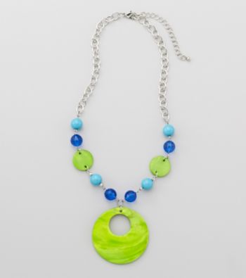 Studio Works® Multi Silvertone Pendant Necklace