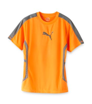 PUMA® Boys' 8-20 Orange Short Sleeve Extreme Tee