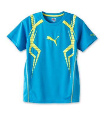 PUMA® Boys' 8-20 Short Sleeve Angle Tee