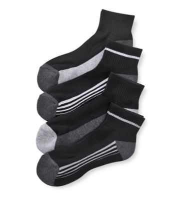 John Bartlett Statemetns Men's Stripe Quarter Athletic Socks