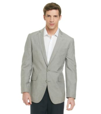 Kenneth Cole REACTION® Men's Grey Linen Sportcoat