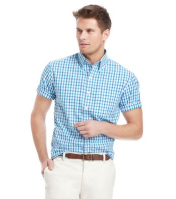 Izod® Men's Checkered Button Down Shirt