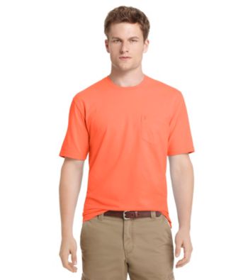 Izod® Men's Short Sleeve Solid Jersey Tee with Pocket