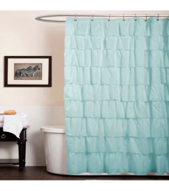 Lush Decor Ruffle Shower Curtain
