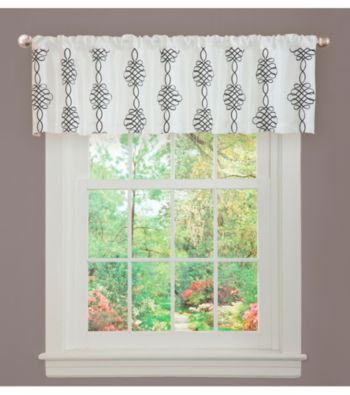 Lush Decor Isabella White Valance