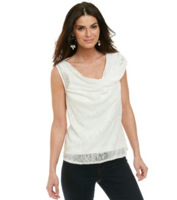 Skye's The Limit® Lace Knit Tank
