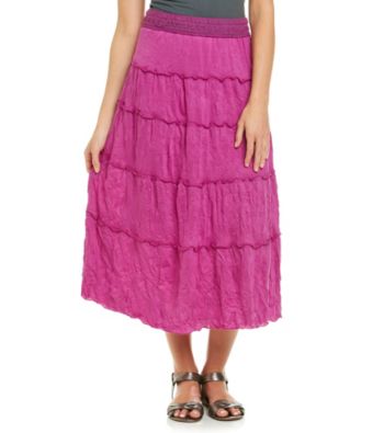 AGB® Crinkle Tiered Skirt