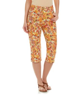 Gloria Vanderbilt® Amanda Blooming Bliss Print Capri