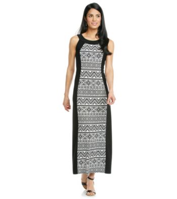 R &amp; M Richards Panel Print Maxi Dress Women's