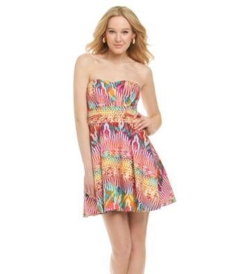 Guess Textured Print Dress