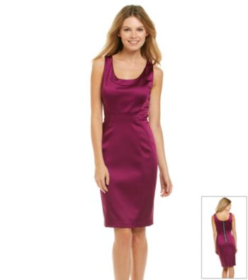 JAX® Satin Sheath Dress
