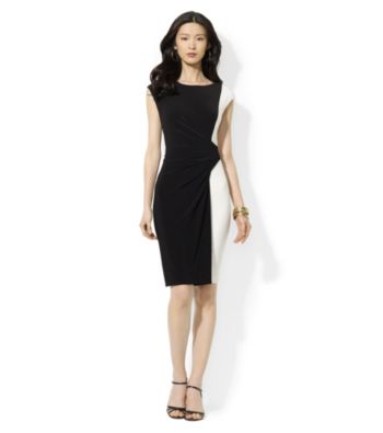 Lauren by Ralph Lauren Two Tone Sheath