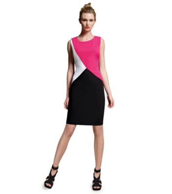 Calvin Klein Colorblock Sheath Dress