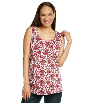 Three Seasons Maternity™ Rose Print Top