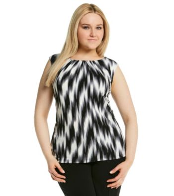 Calvin Klein Plus Size Pleatneck Cami