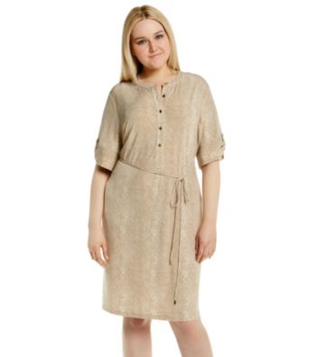 Calvin Klein Plus Size Henley Shirt Dress