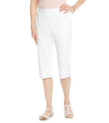 Alfred Dunner® Petites' Sahara Desert Pull-On Capri
