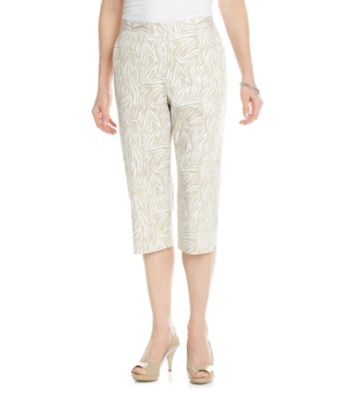 Alfred Dunner® Petites' Sahara Desert Printed Capri