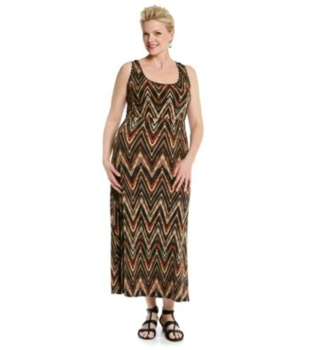 Notations Plus Size Maxi Dress Women's