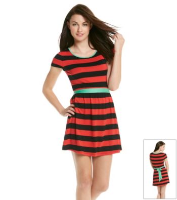 Kensie® Striped T-Shirt Dress