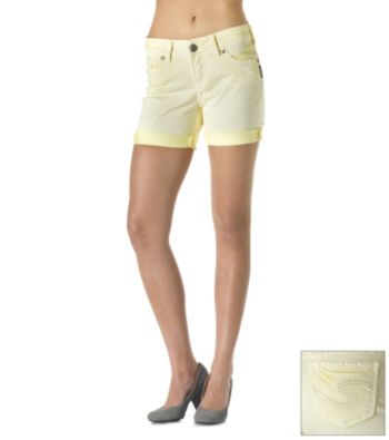 Silver Jeans Co. Suki Curvy Fit Mid-Rise Shorts