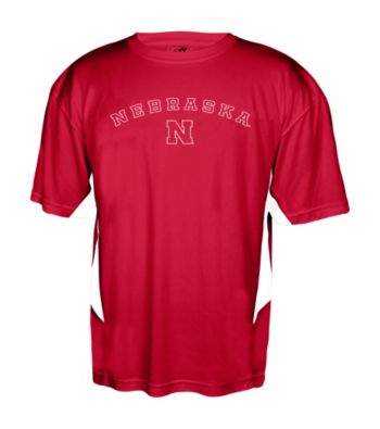 J. America® Men's Red University of Nebraska Performance Tee