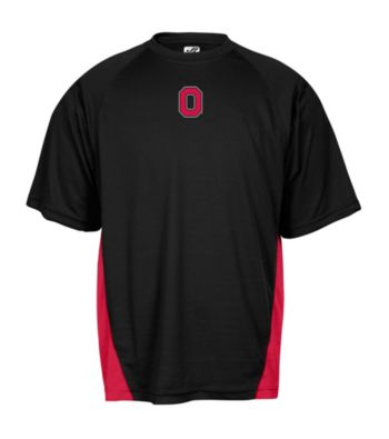 J. America® Men's Black Ohio State Mesh Performance Tee