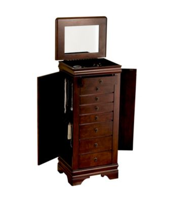 Powell® Louis Philippe Marquis Cherry Jewelry Armoire