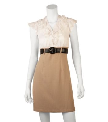 A. Byer Juniors' Ruffle Front Dress
