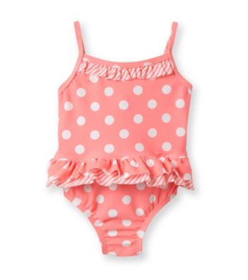 Carter's® Baby Girls' Orange Polka-Dot Swimsuit