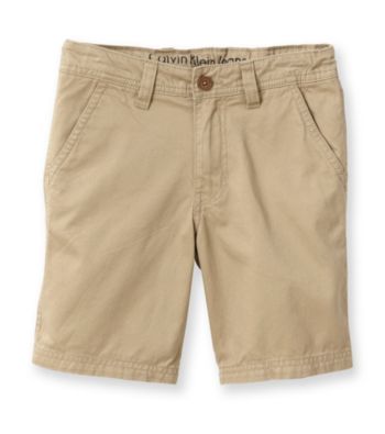 Calvin Klein Jeans® Boys' 8-20 Sand Twill Shorts