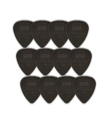 Dunlop 12-pk. Black 1.0mm Nylon Standard Guitar Picks