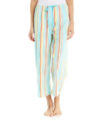 HUE® Knit Capris - Maddie Stripe
