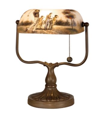 Dale Tiffany Golf Handale Accent Table Lamp
