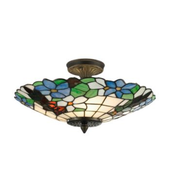 Dale Tiffany Wisteria Flush Mount Ceiling Lamp