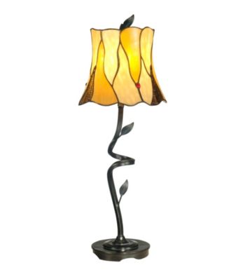 Dale Tiffany Twisted Leaf Buffet Table Lamp