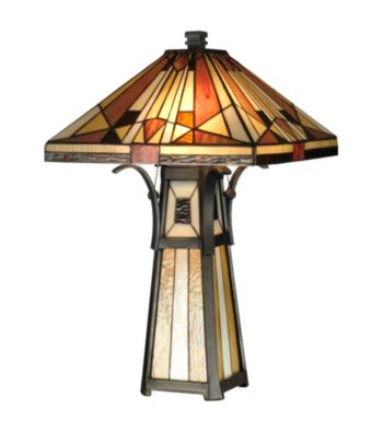 Dale Tiffany Mission Shade & Base Table Lamp